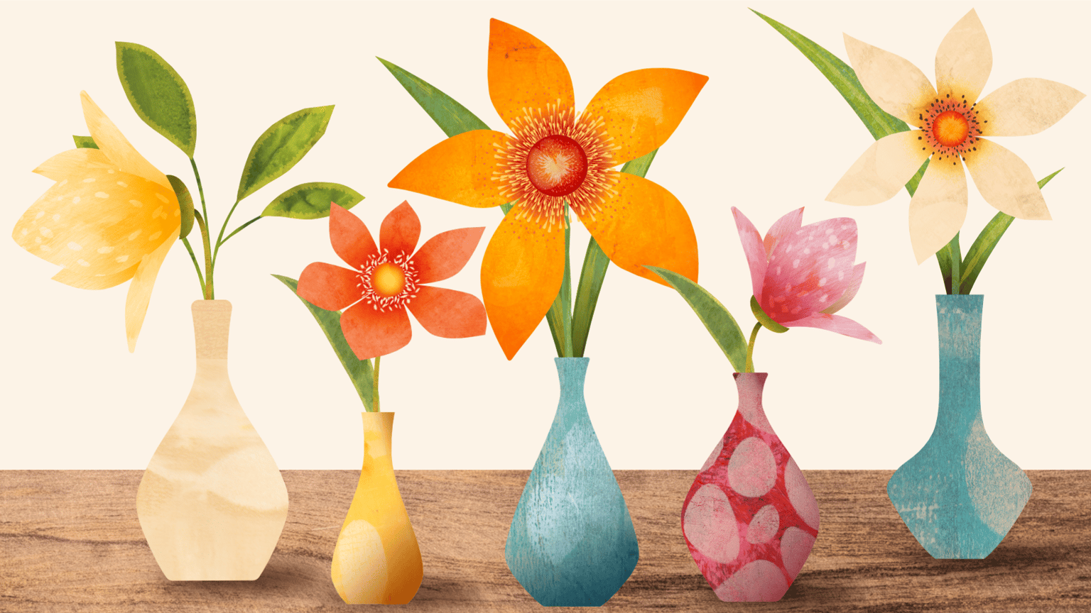 Textured Vector Florals in Affinity Designer - image 1 - student project