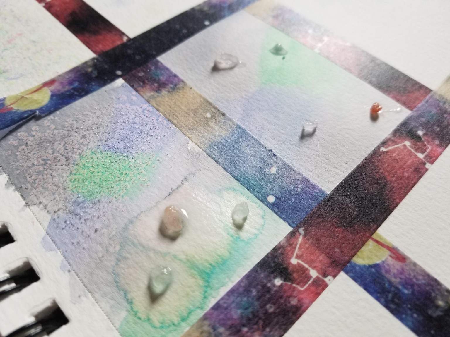 Tests with Tombow watercolor brush pens - image 2 - student project
