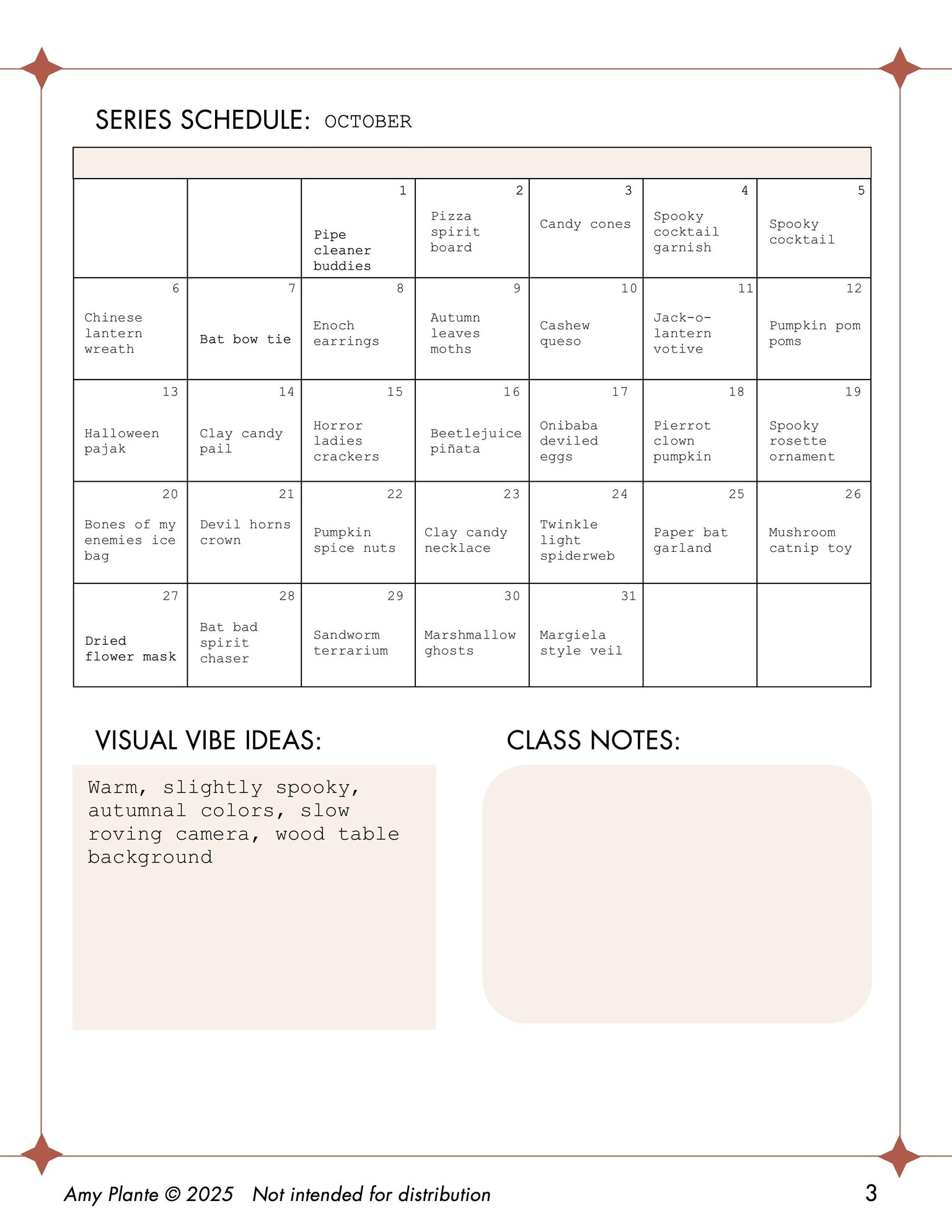 Halloween Craft Series Action Plan - image 2 - student project