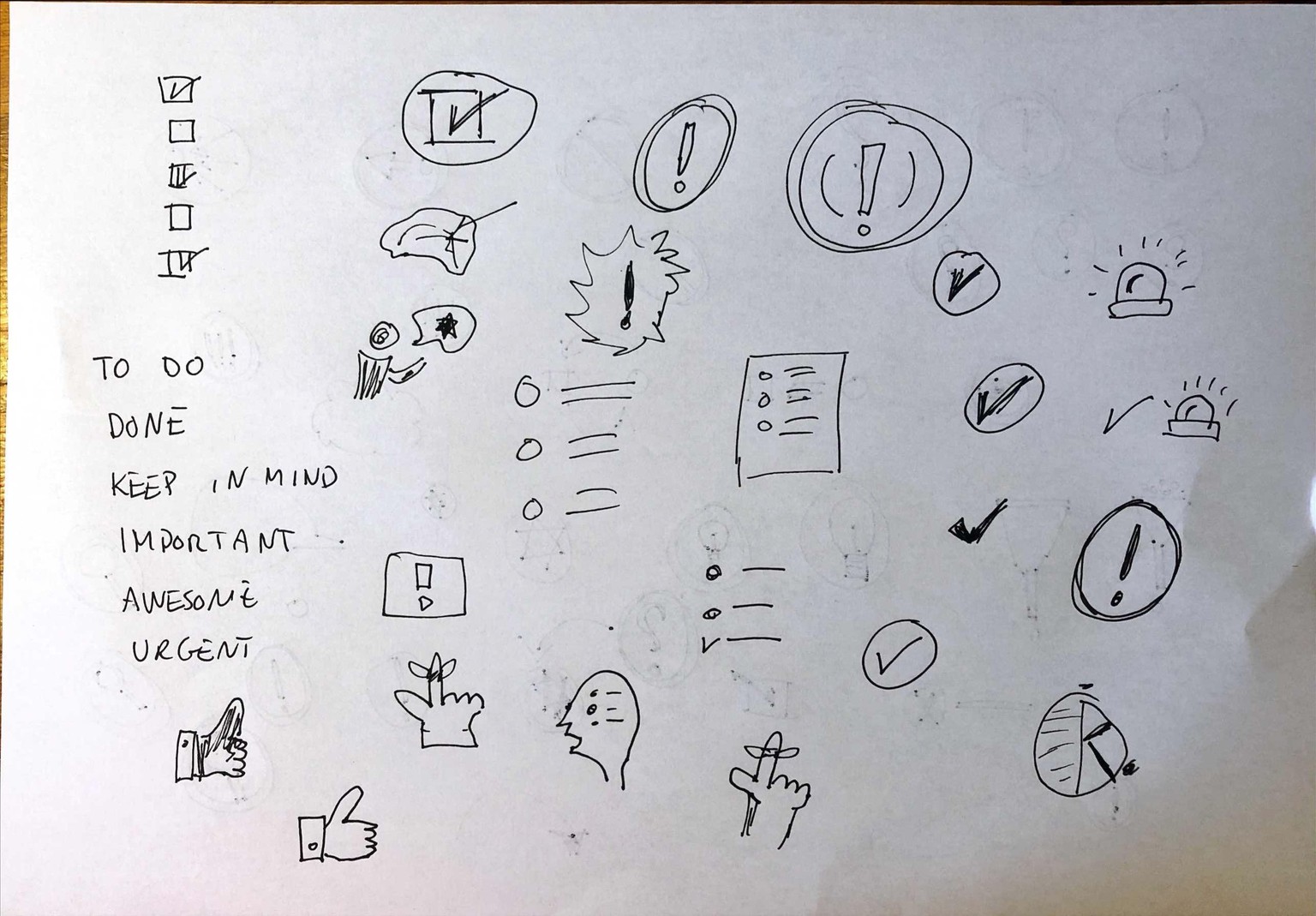 Sketchnoting (in Swedish) - image 4 - student project