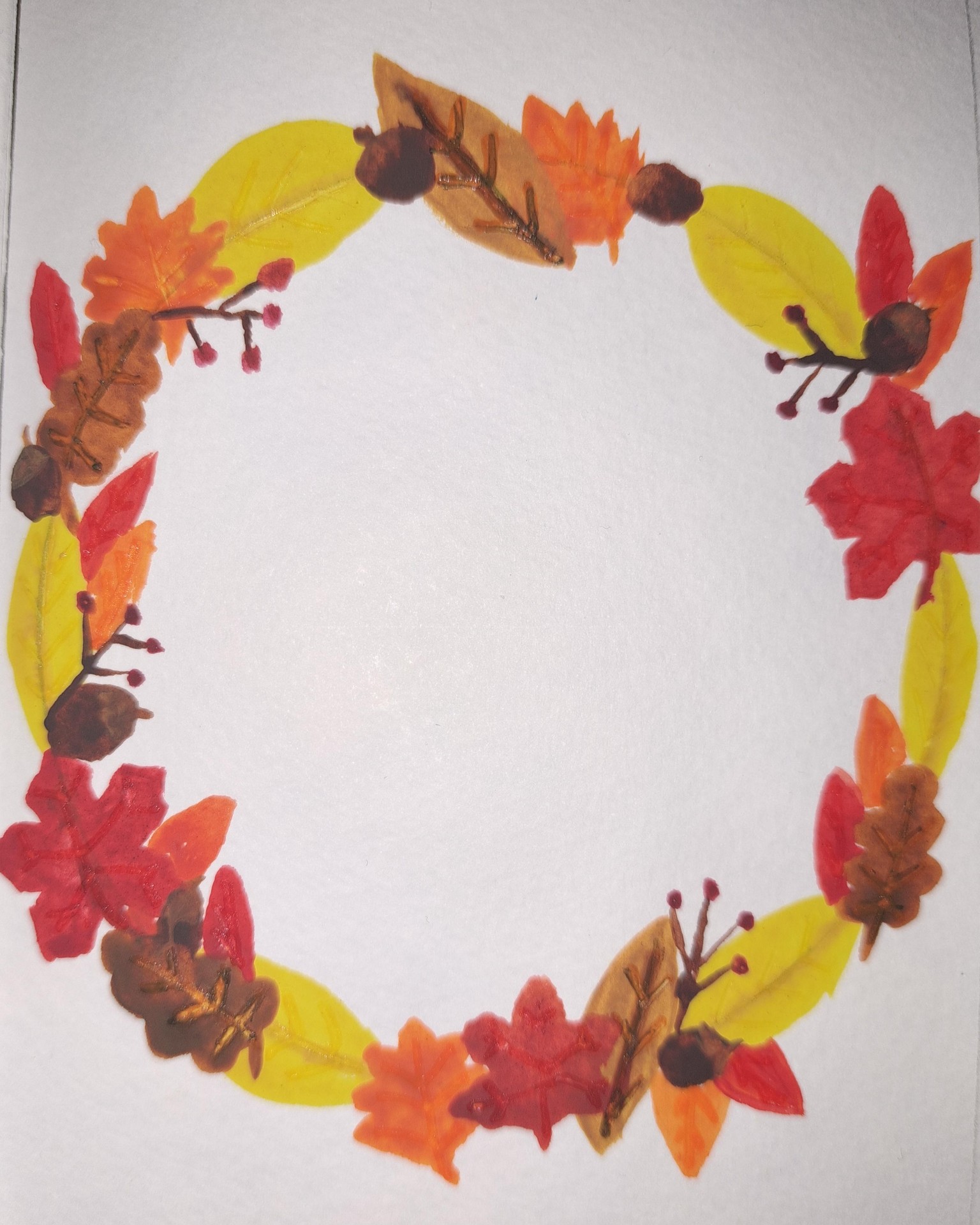 Autumnal Wreath - image 1 - student project