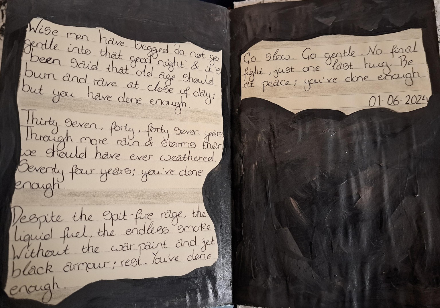'Junk' journalling - image 2 - student project