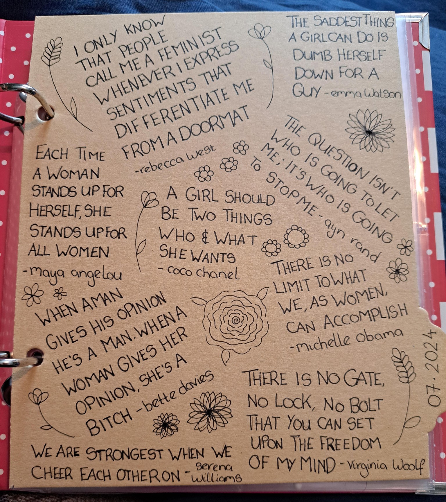Commonplace Folder - image 2 - student project
