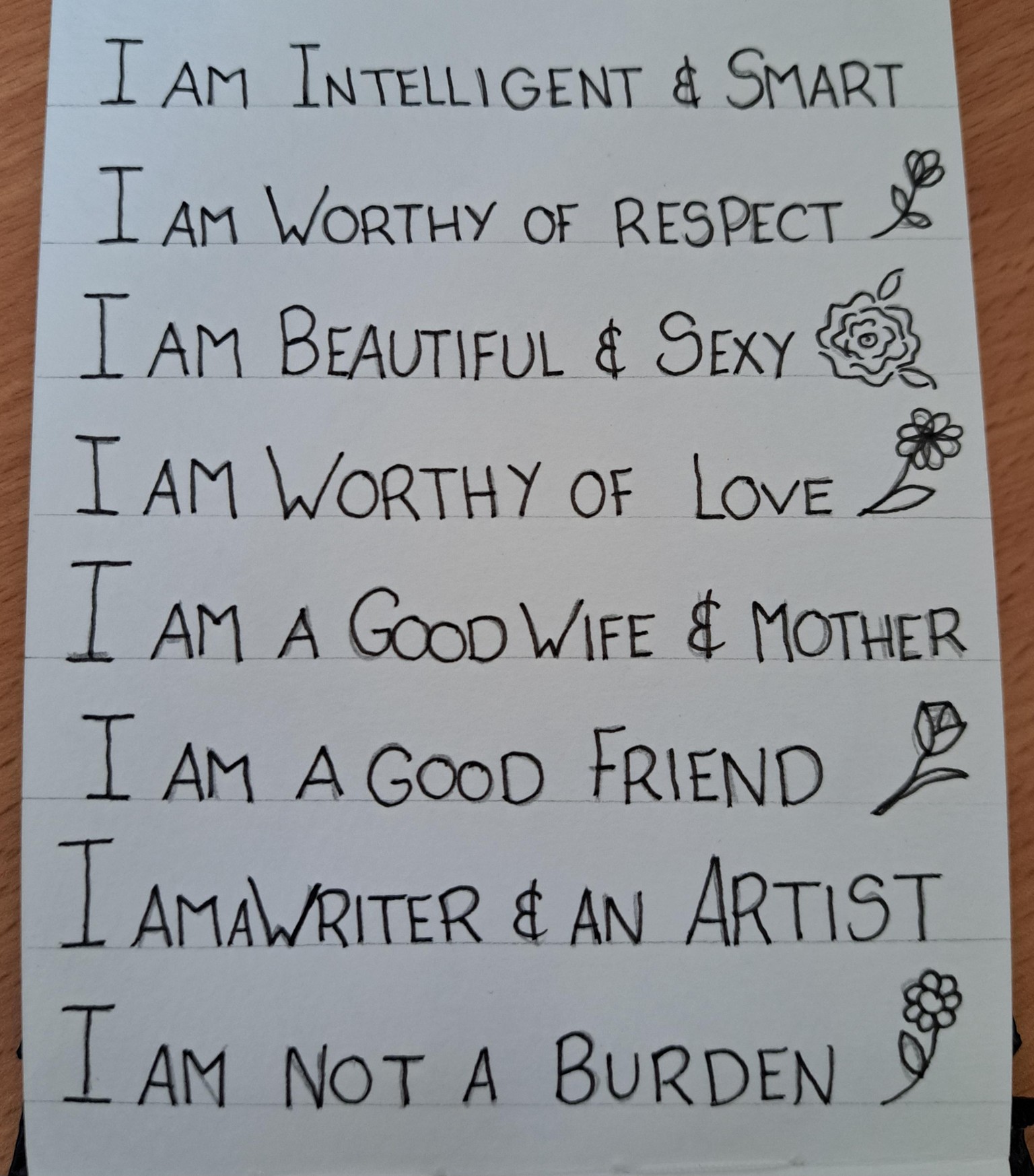 Affirmations - image 1 - student project