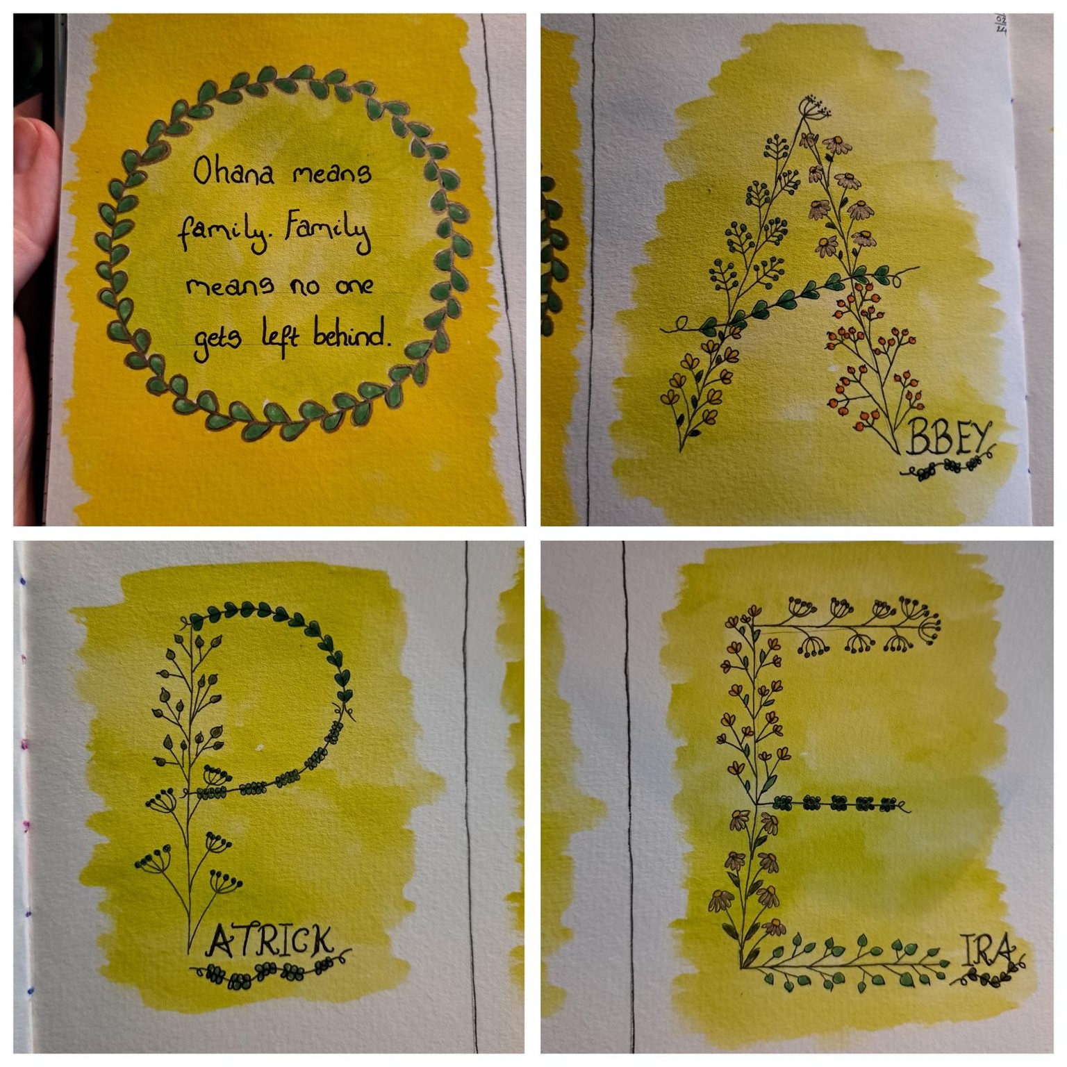 Floral Letters - image 4 - student project