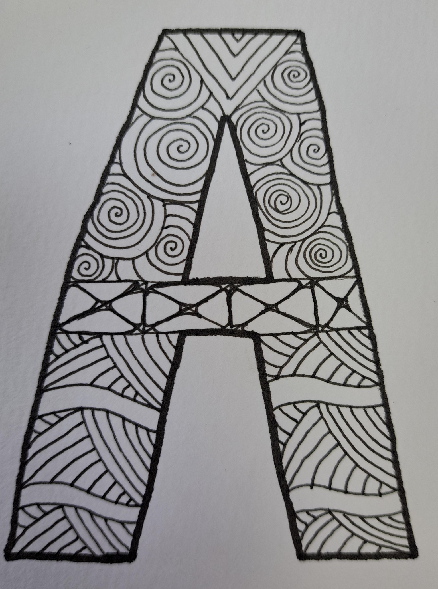Letters and Mark Making - image 2 - student project