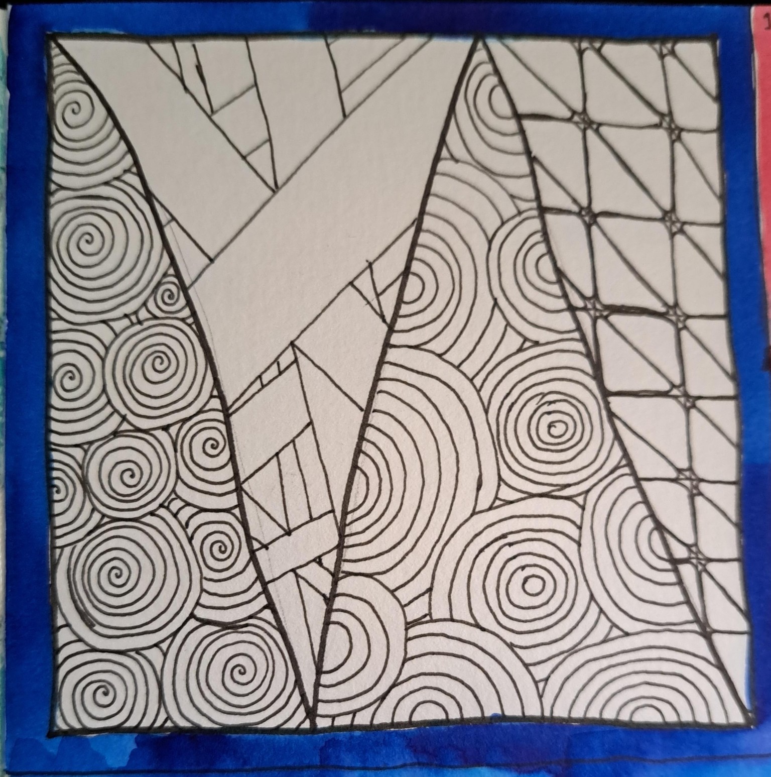 Work Break Zentangle - image 2 - student project