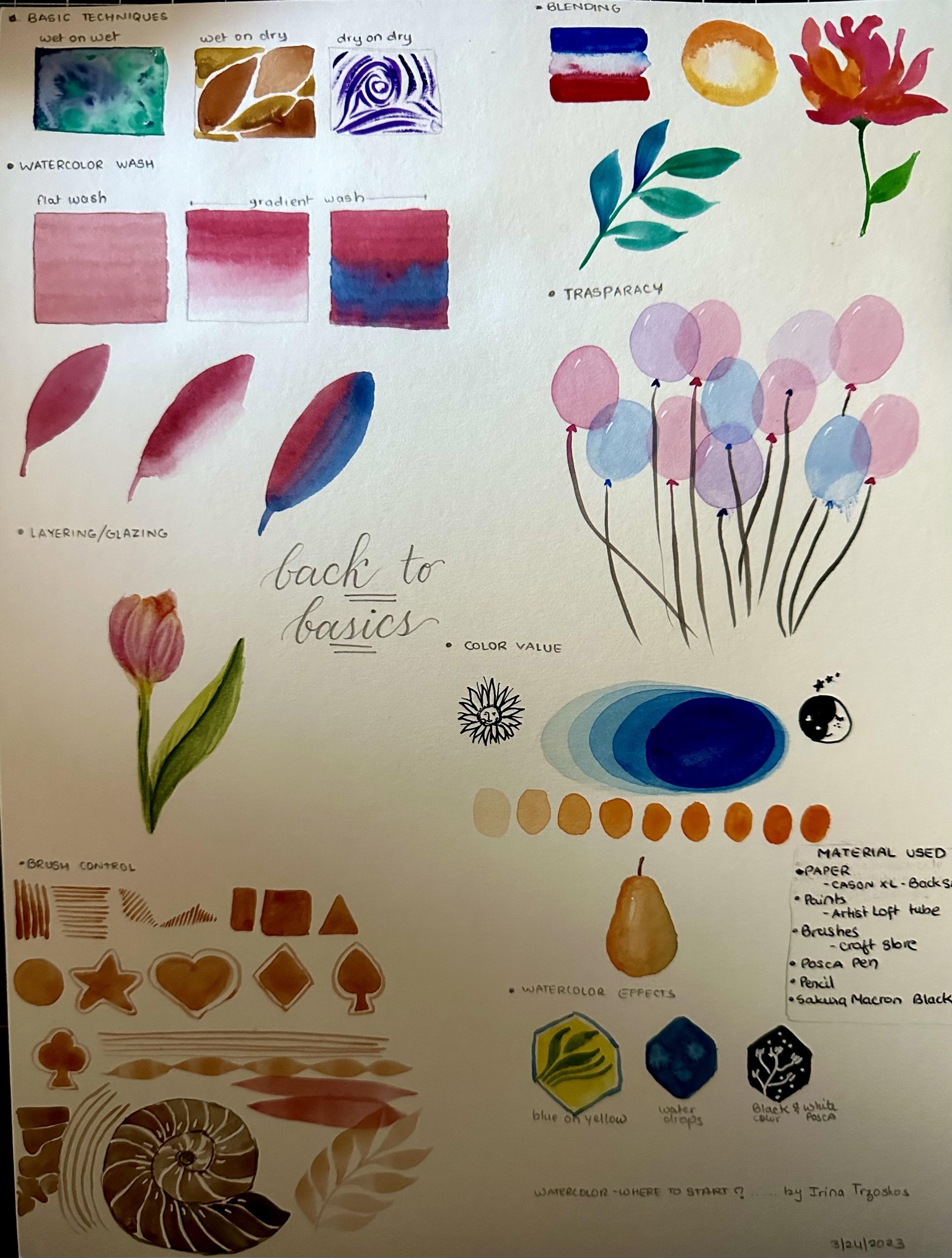 Watercolor Basics with Irina Trzaskos - image 1 - student project