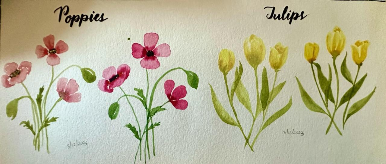 Loose florals with Pooja Kenjale-Umrani - image 1 - student project