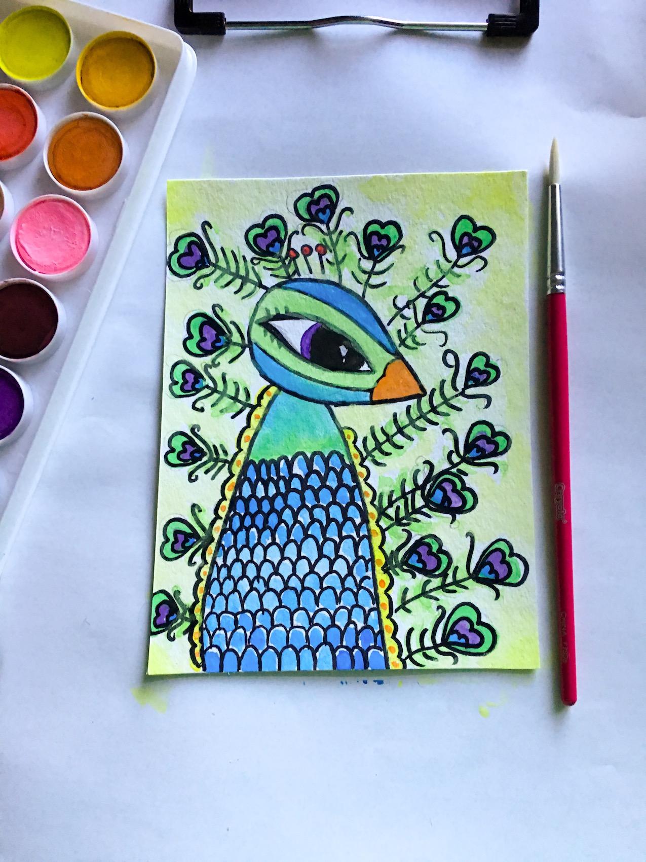Hands on Drawing and Watercoloring - image 1 - student project