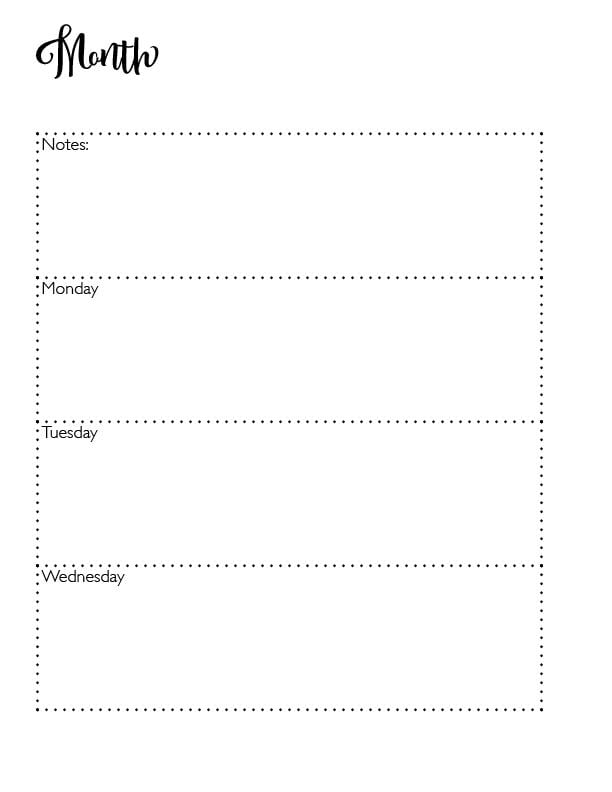 2020 Planner - image 2 - student project