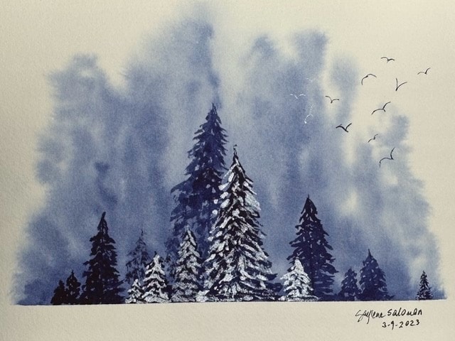 Magical Watercolour Forest - image 1 - student project