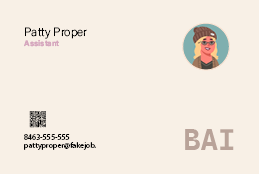 Class Project : Business Cards - image 3 - student project