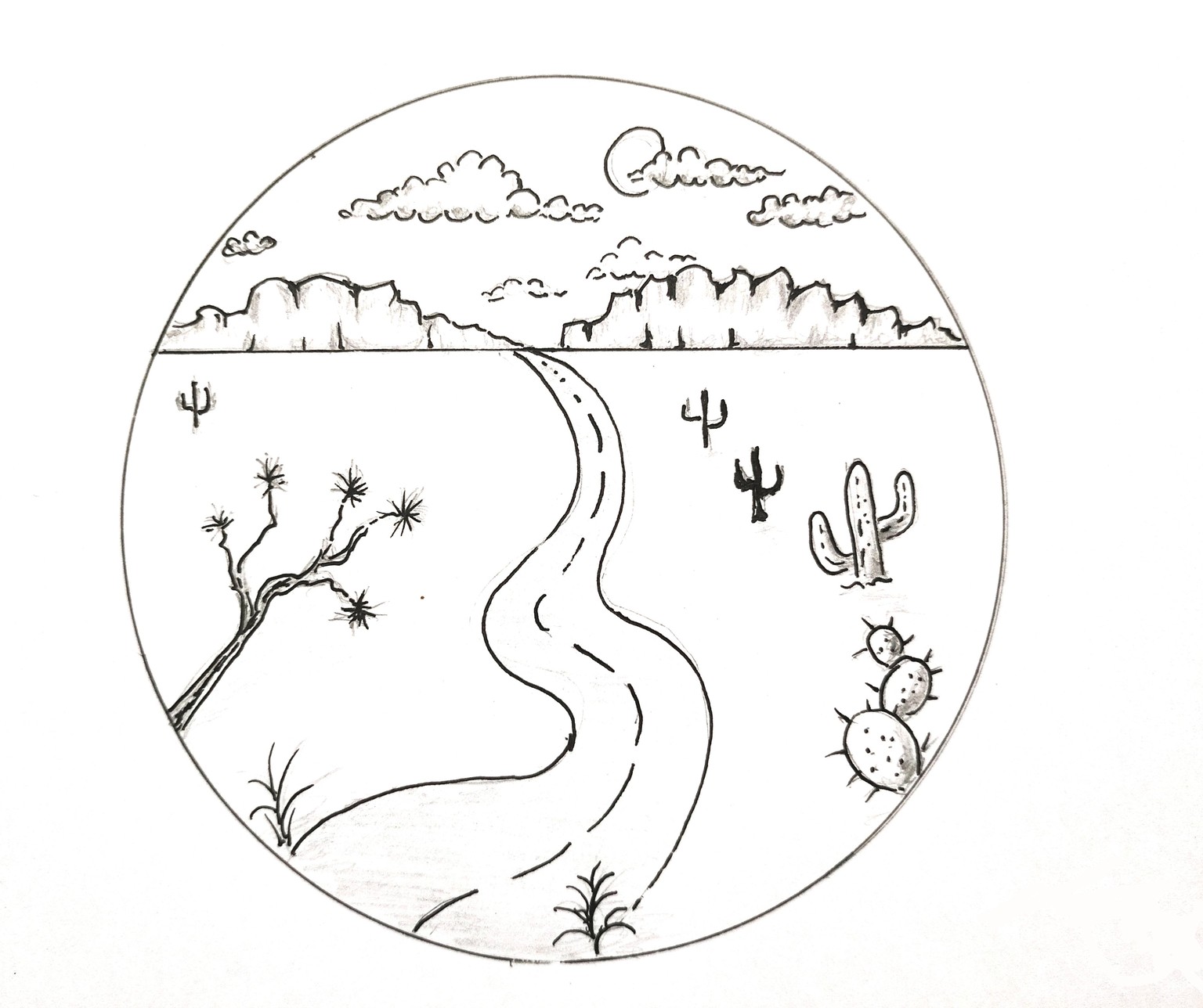 Landscape Illustration - image 1 - student project