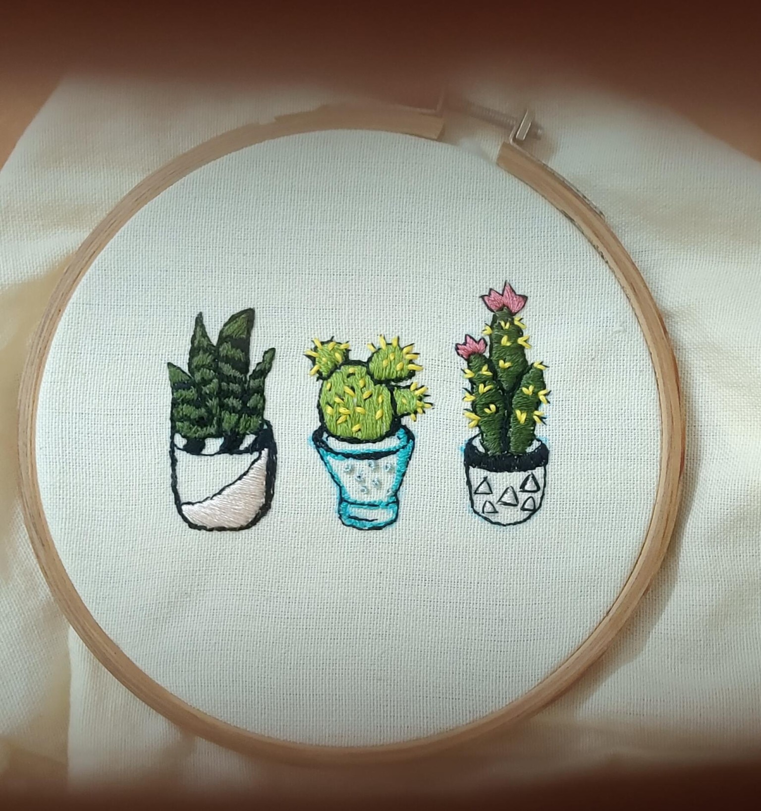 Cacti Embroidery - image 1 - student project