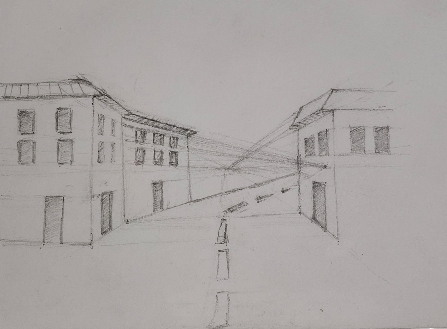 Perspective View Practice Sketches - image 2 - student project