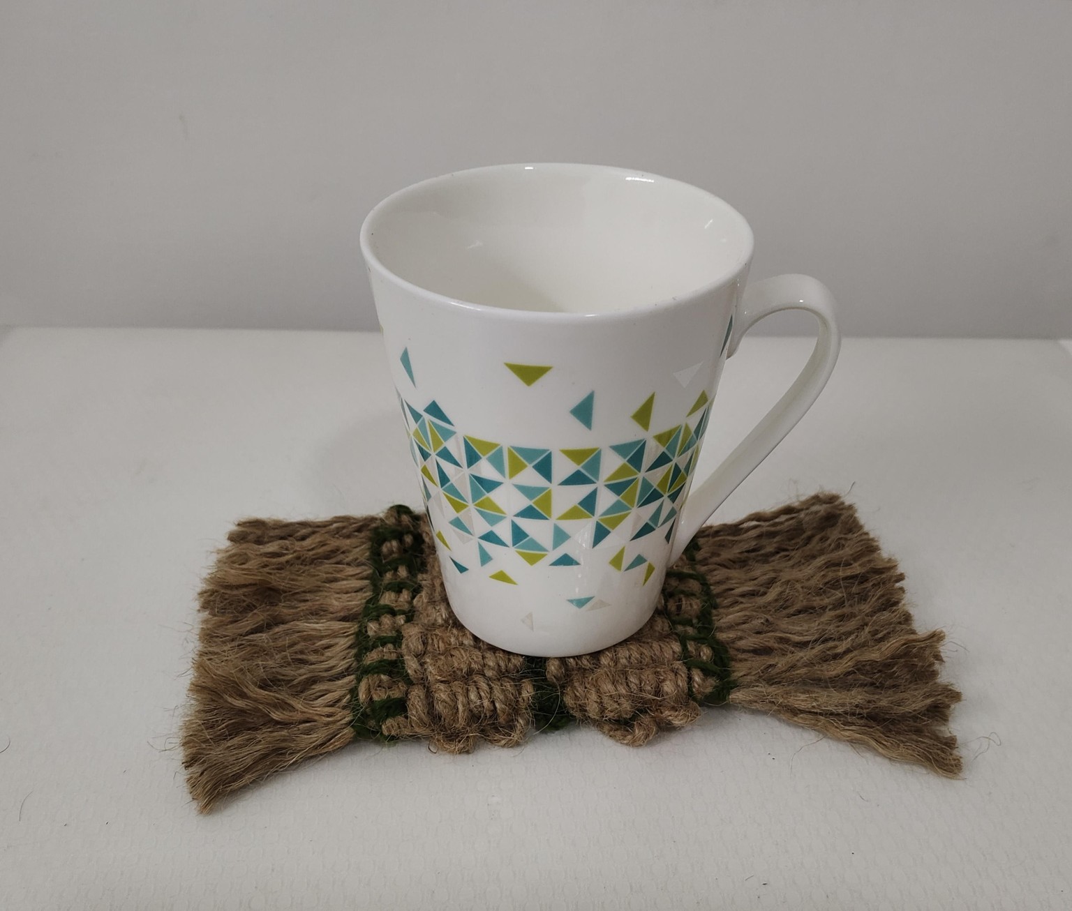 Square Macramé Coaster - image 1 - student project