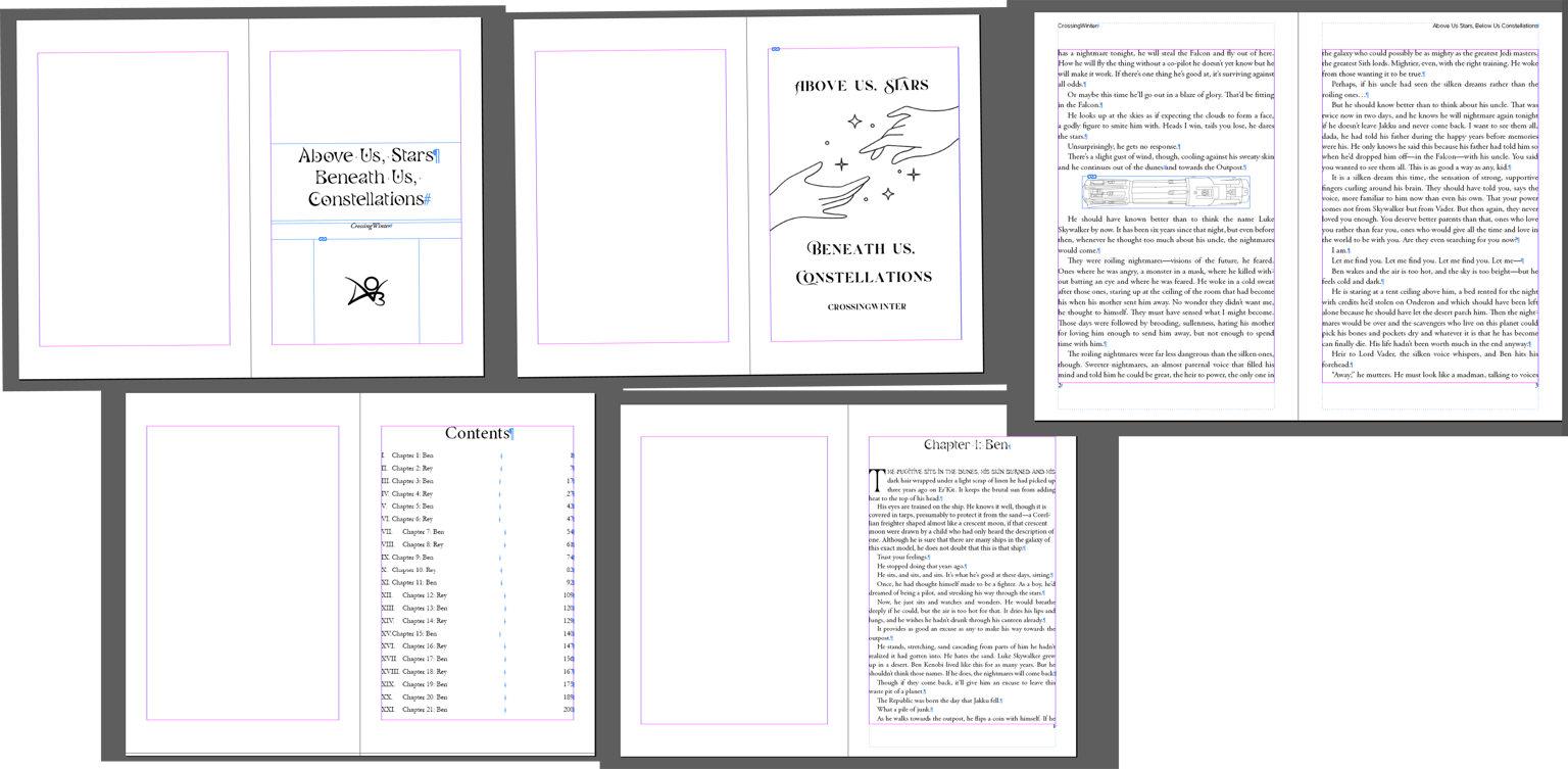 Fanfic Typeset - image 1 - student project