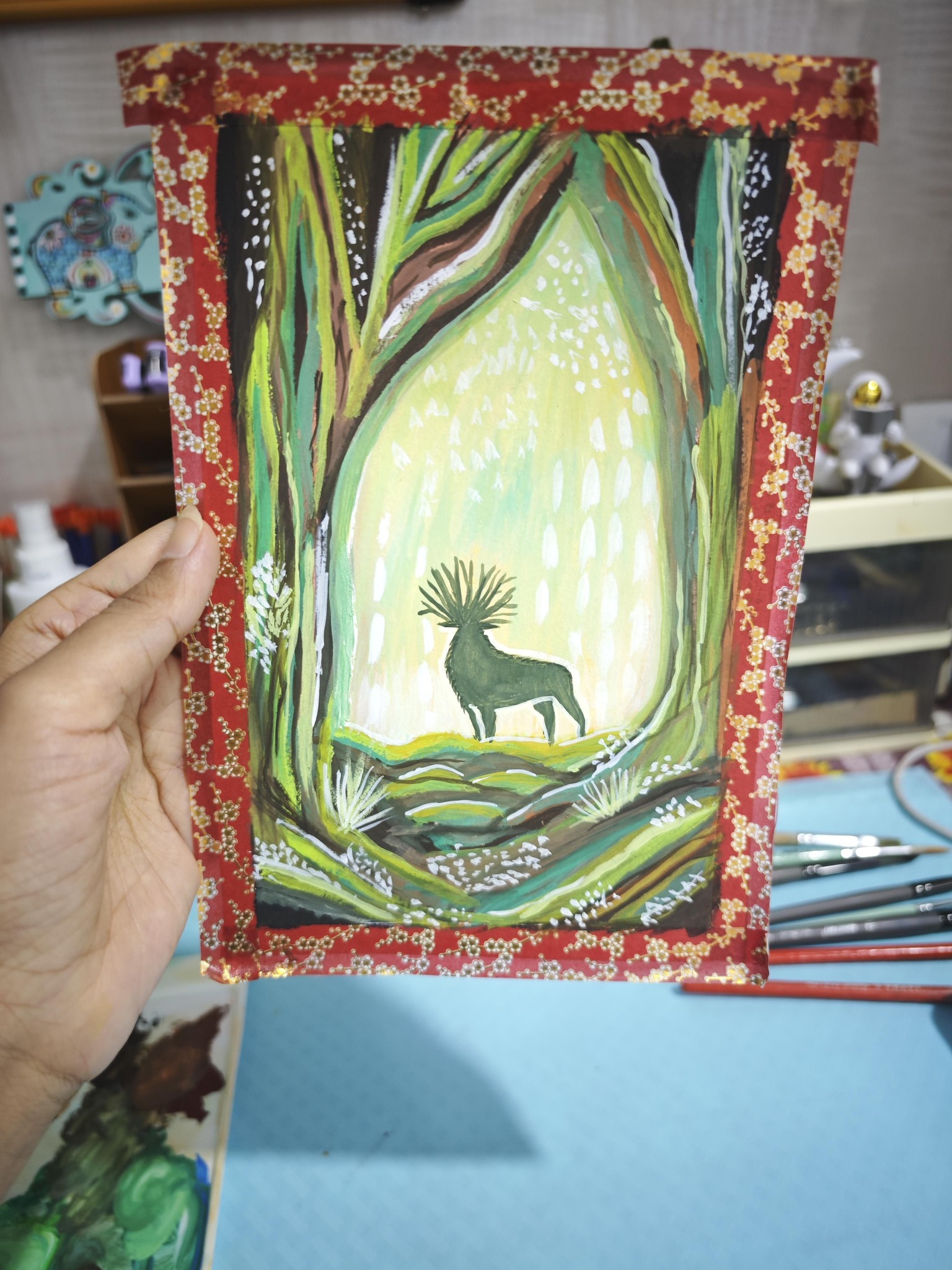First Gouache Landscape - image 1 - student project