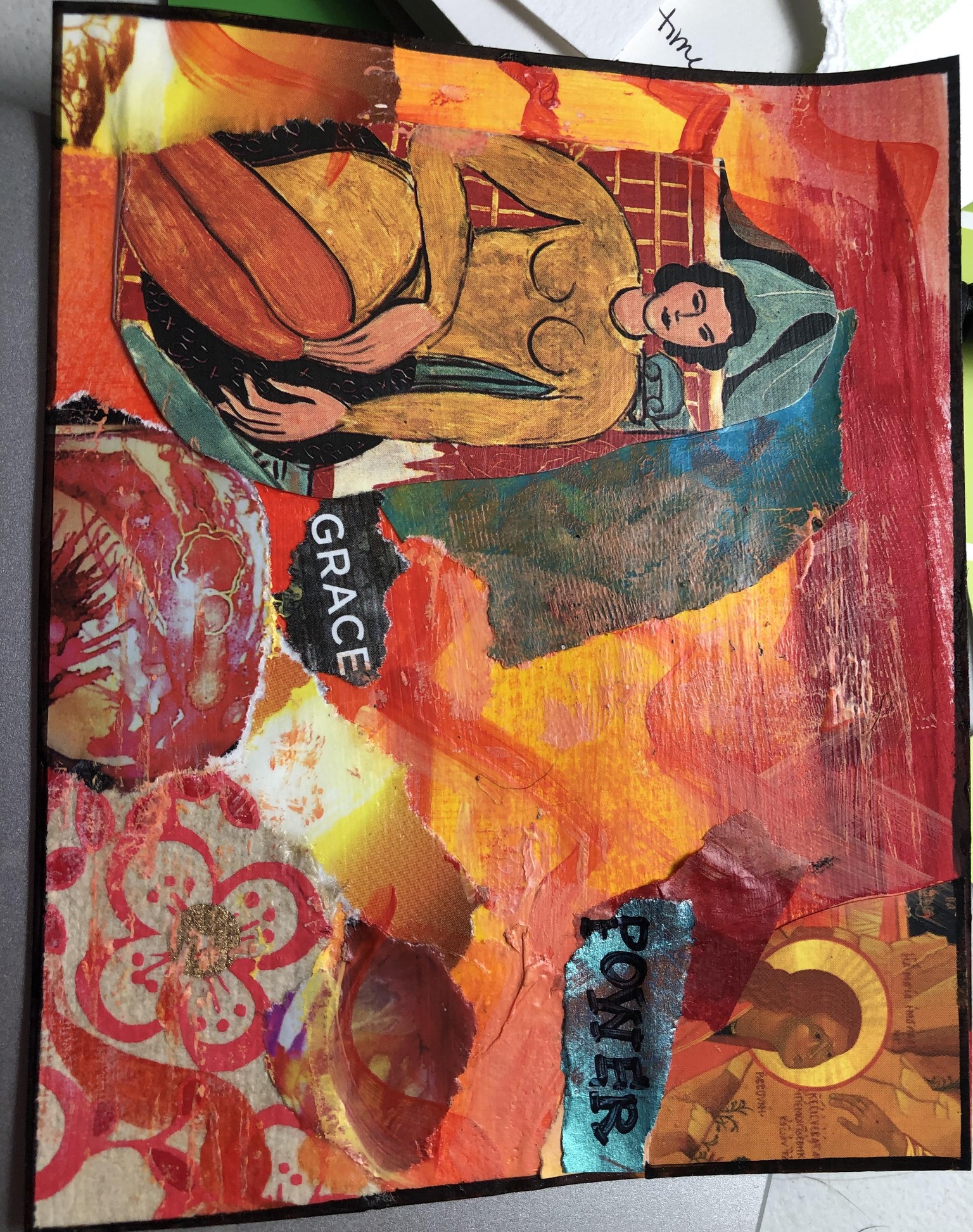 mixed media postcards - image 2 - student project