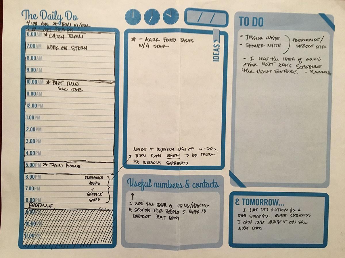 Daily & Weekly block - image 1 - student project