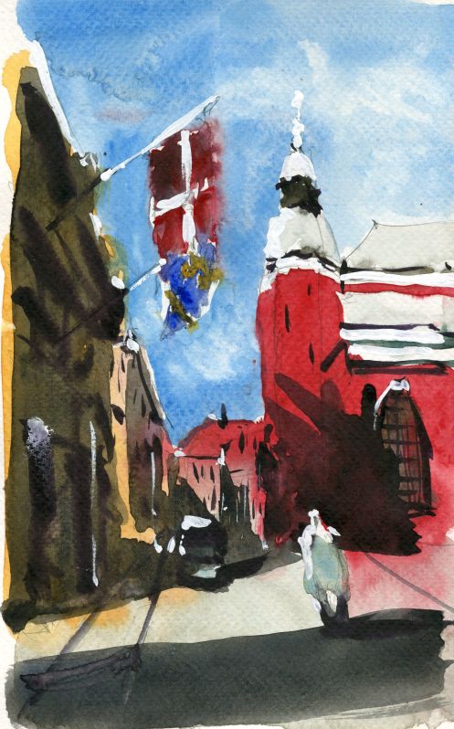 I painted these Scandinavian and Nordic scenes in an hour each! - image 3 - student project