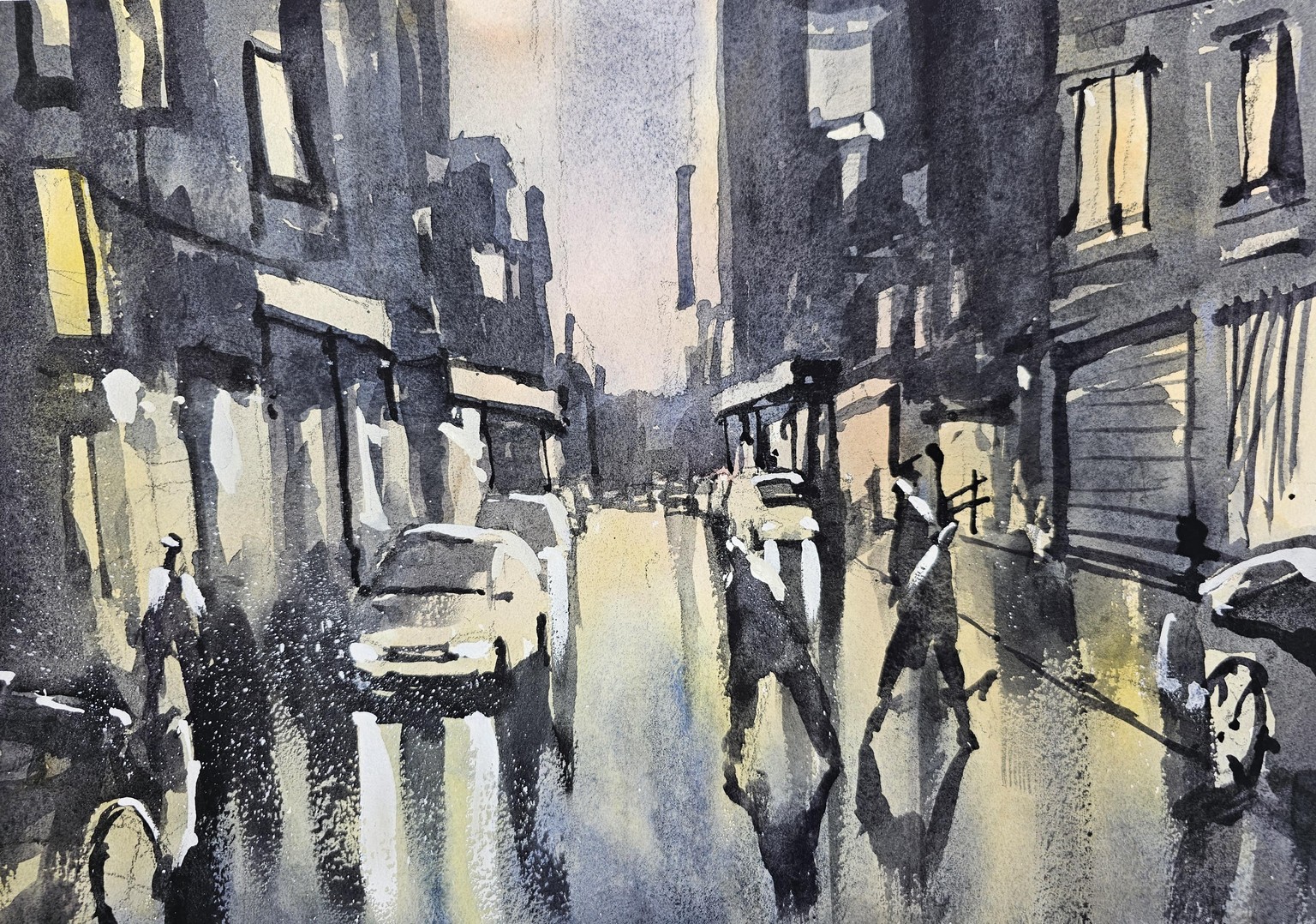 Mastering Loose Watercolour Painting: Night and Day Landscapes - image 3 - student project