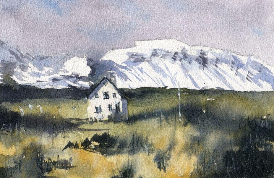 I painted these Scandinavian and Nordic scenes in an hour each! - image 22 - student project