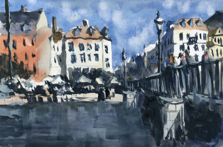 I painted these Scandinavian and Nordic scenes in an hour each! - image 15 - student project