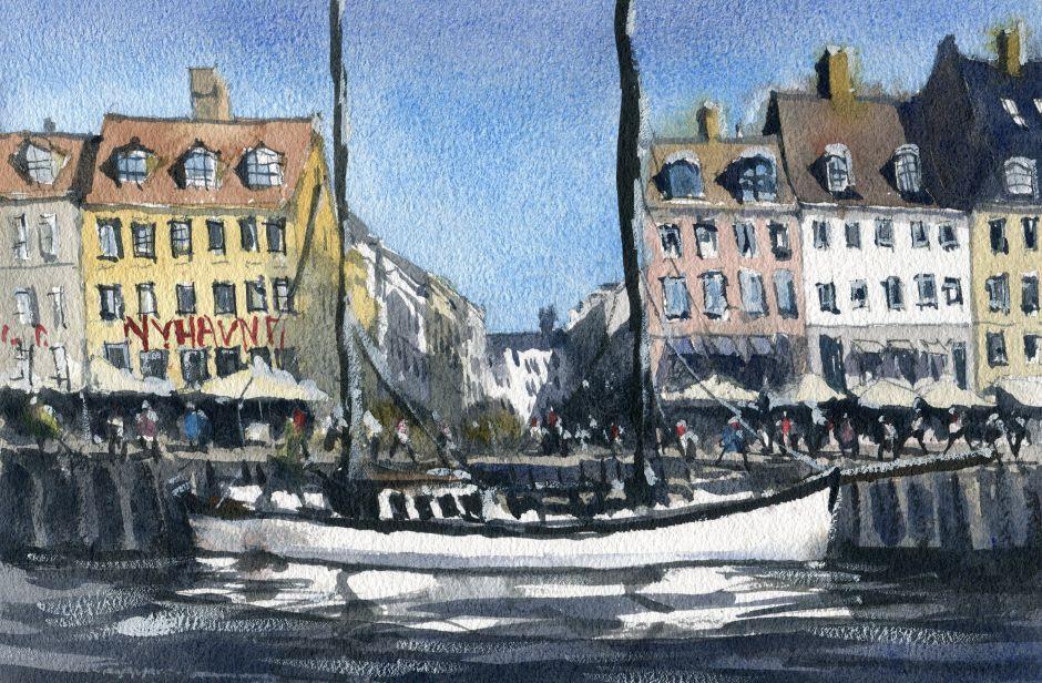 I painted these Scandinavian and Nordic scenes in an hour each! - image 21 - student project