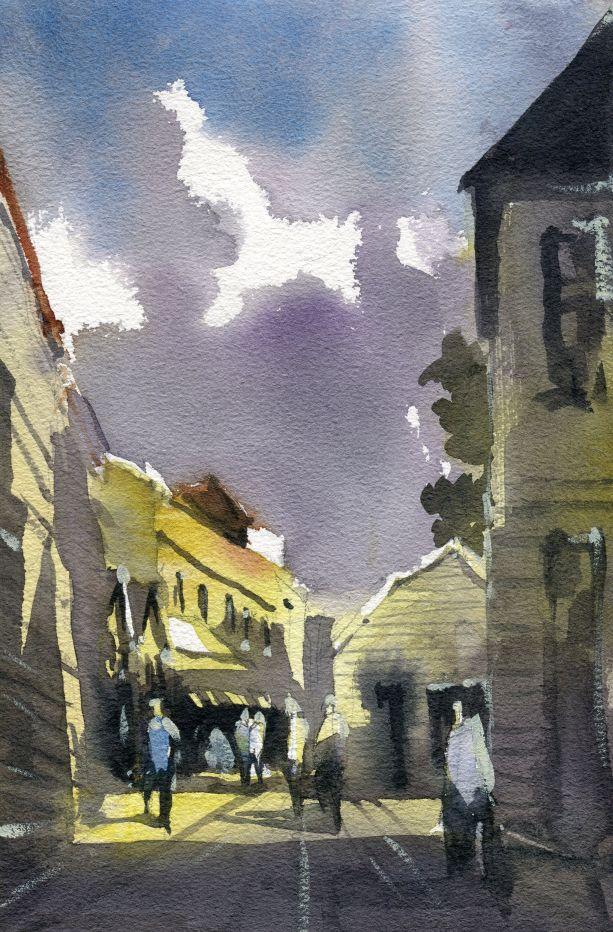 I painted these Scandinavian and Nordic scenes in an hour each! - image 30 - student project