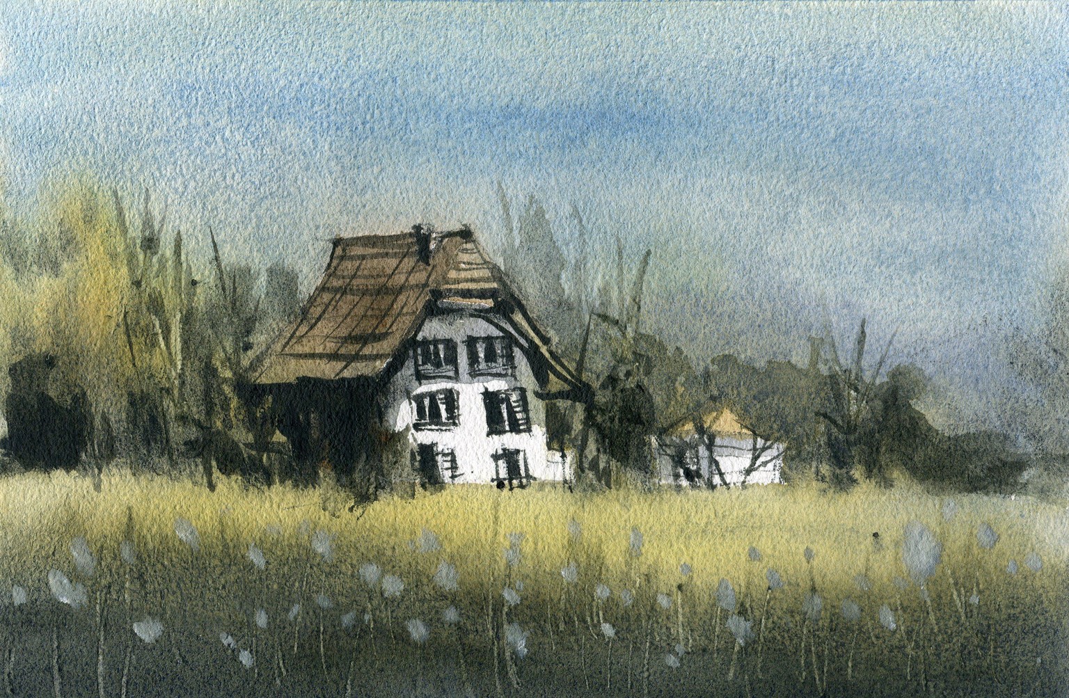 I painted some urban landscapes in watercolor! - image 2 - student project