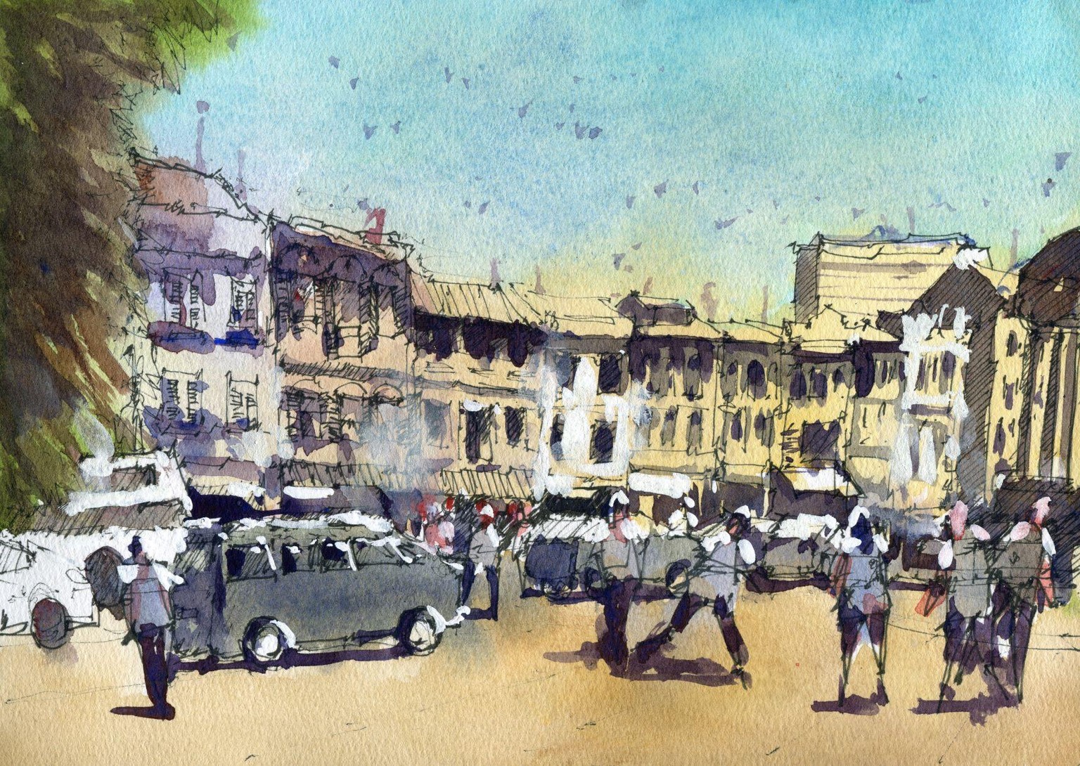 Learning urban sketching? - image 1 - student project