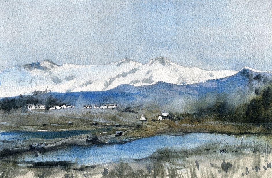 I painted these Scandinavian and Nordic scenes in an hour each! - image 16 - student project