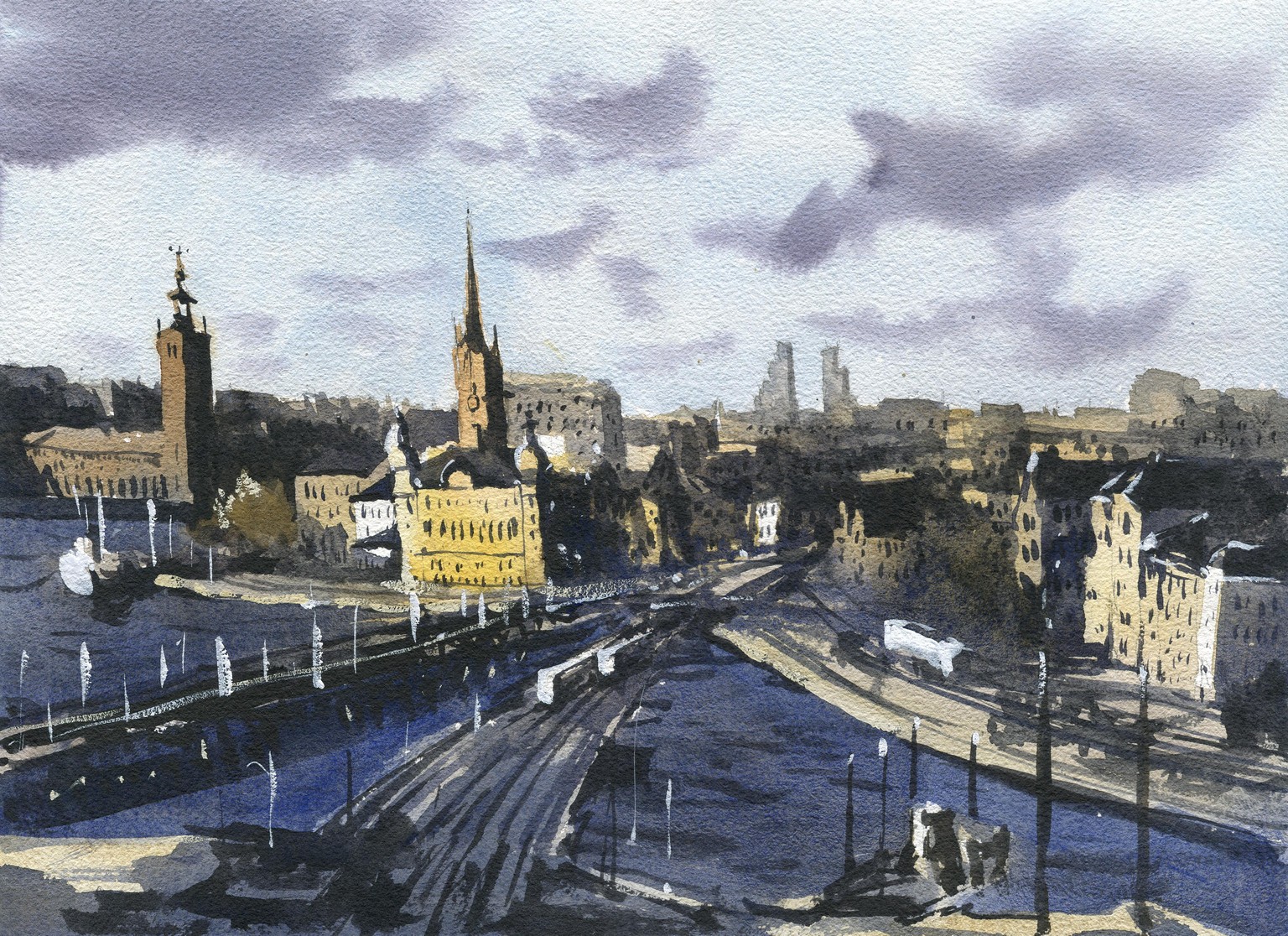 How I painted these European landscapes in an hour each! - image 21 - student project
