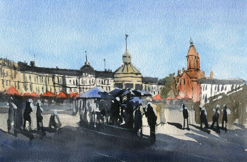 I painted these Scandinavian and Nordic scenes in an hour each! - image 13 - student project
