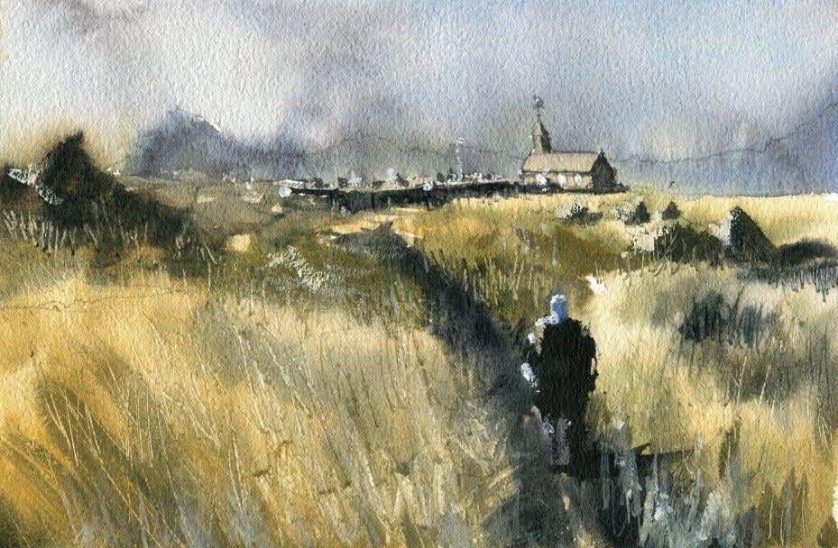 I painted these Scandinavian and Nordic scenes in an hour each! - image 27 - student project