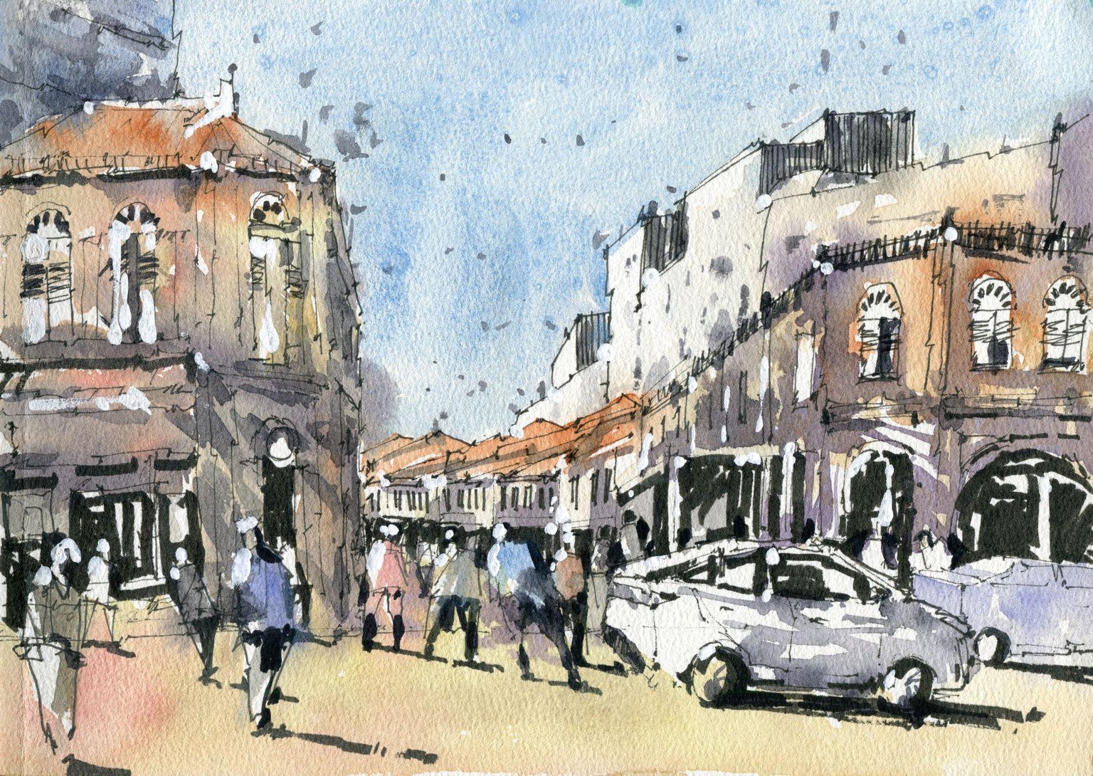 Learning urban sketching? - image 2 - student project