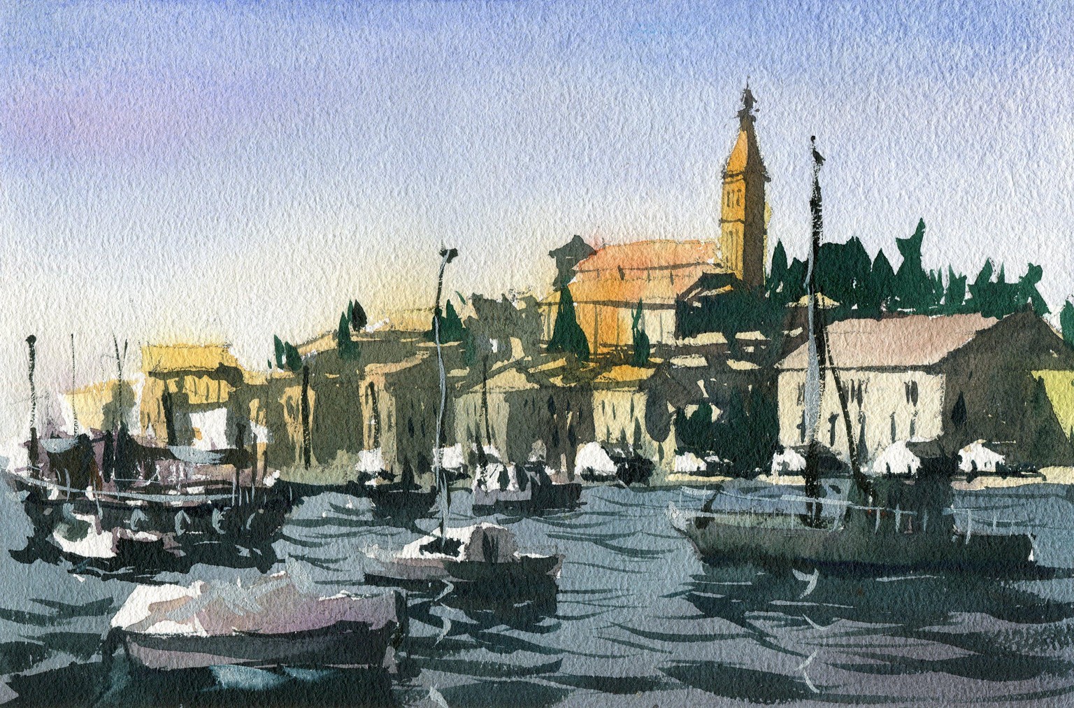 Some coastal scenes i painted in watercolor - image 3 - student project