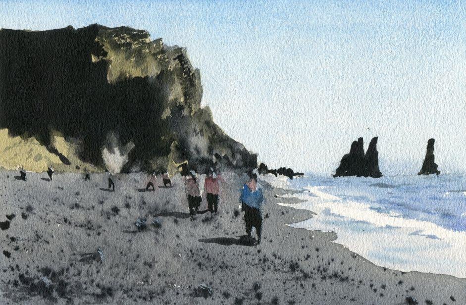 I painted these Scandinavian and Nordic scenes in an hour each! - image 26 - student project