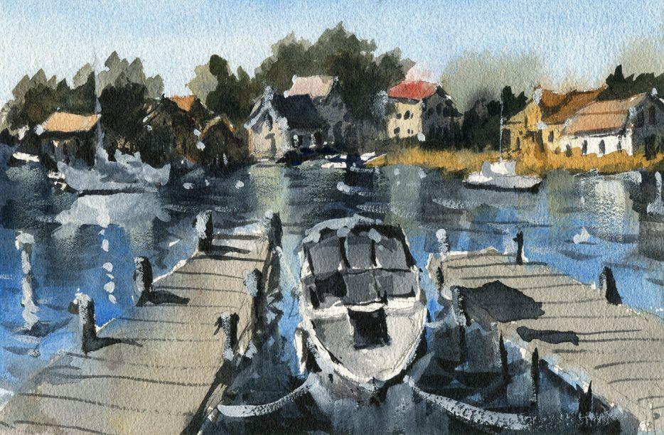 I painted these Scandinavian and Nordic scenes in an hour each! - image 28 - student project