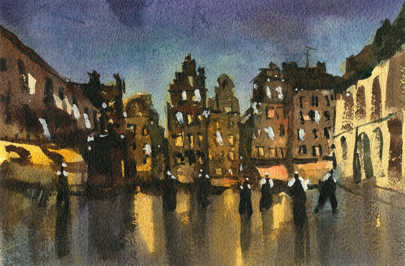 How I painted these European landscapes in an hour each! - image 2 - student project
