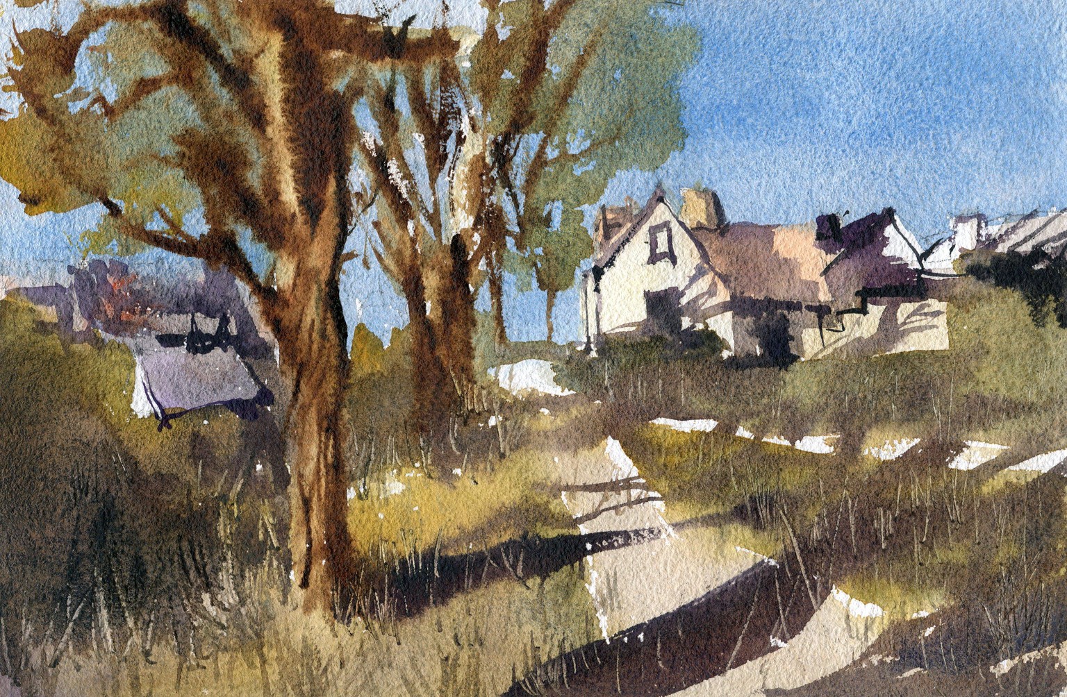 How I painted these European landscapes in an hour each! - image 19 - student project