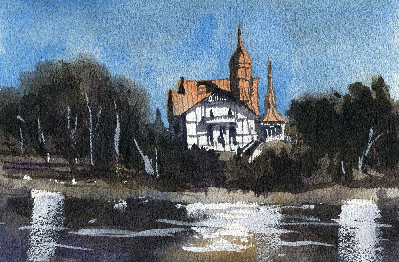 How I painted these European landscapes in an hour each! - image 25 - student project