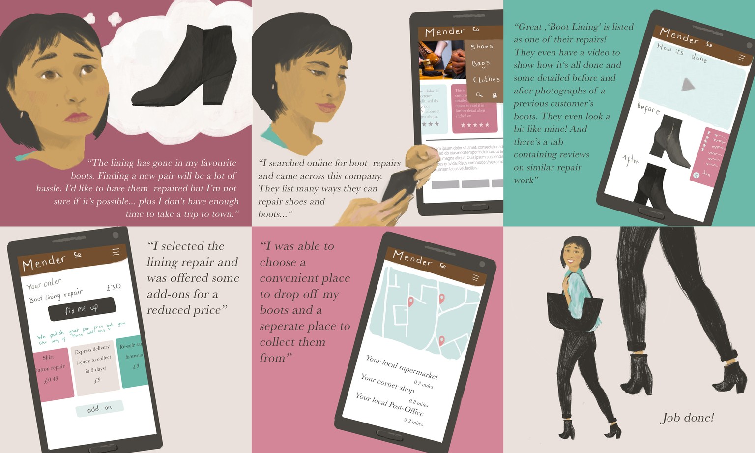 UX/UI Design Portfolio - image 4 - student project