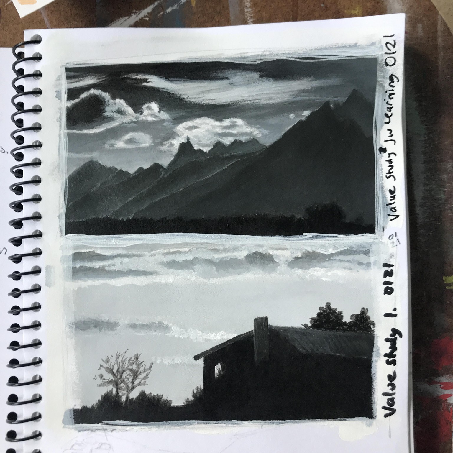 Value studies - image 3 - student project