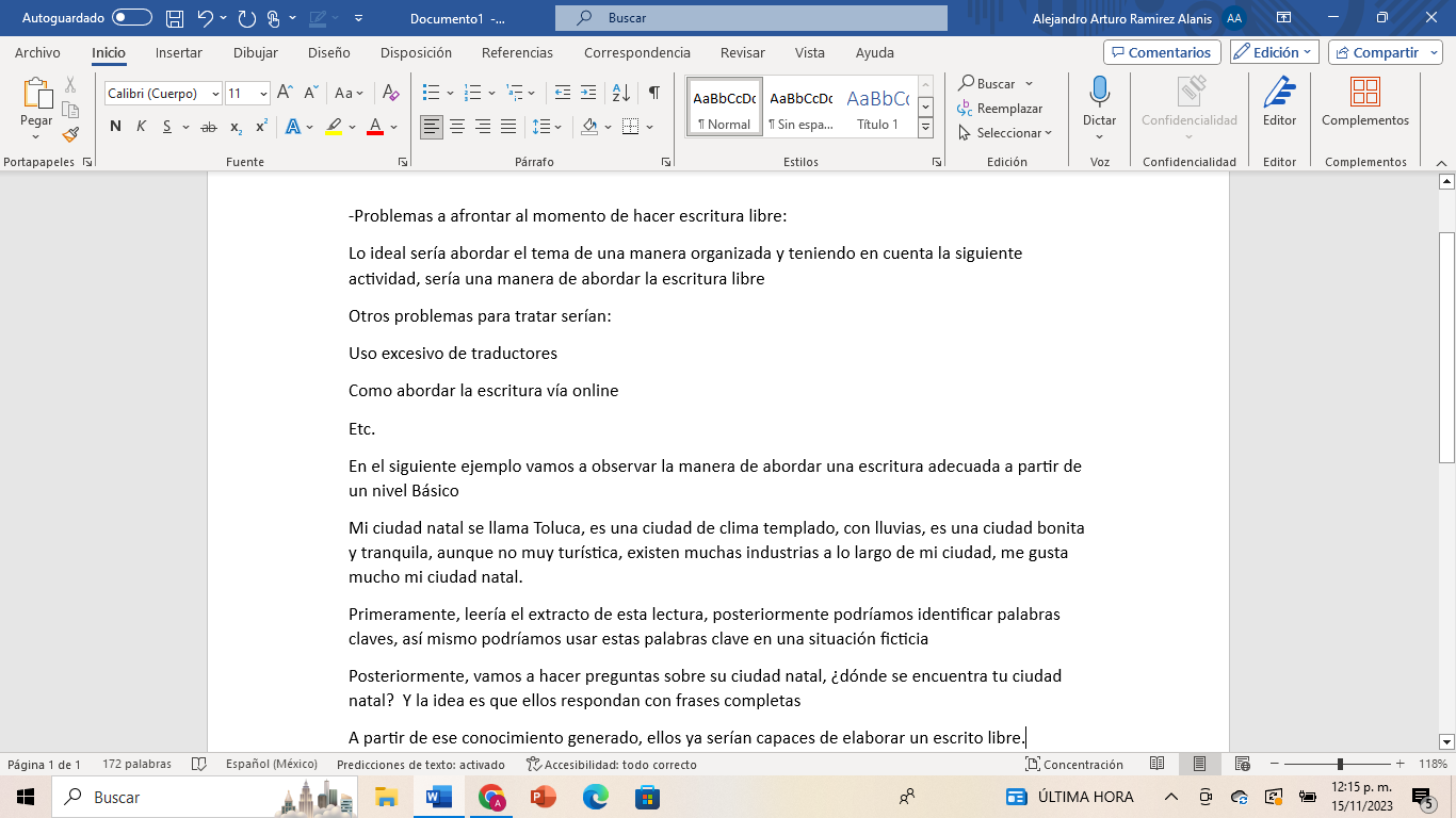 escritura libre - image 1 - student project