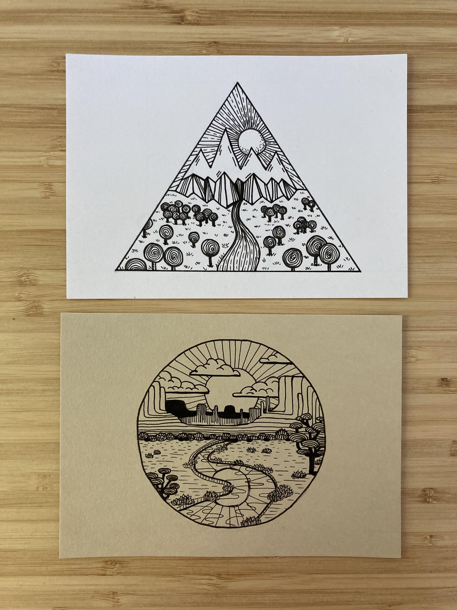 Desert & Mountains - image 1 - student project