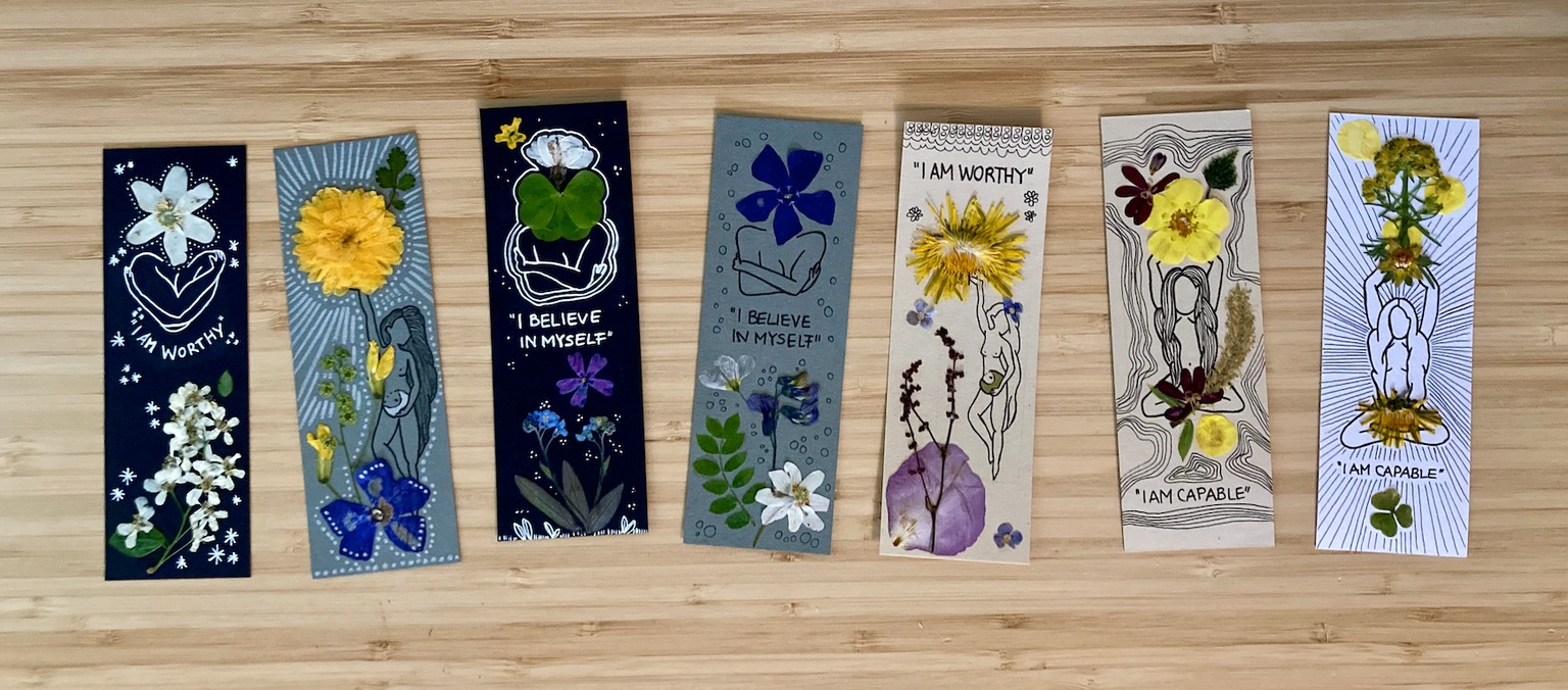 Affirmation Bookmarks - image 1 - student project