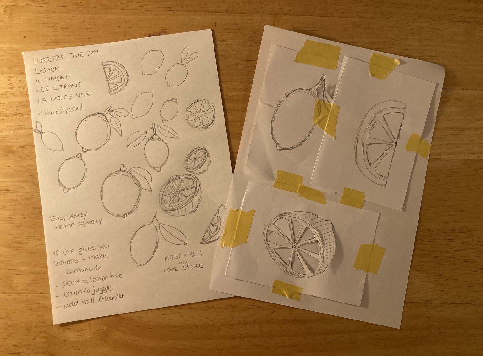 Lemons Poster - image 1 - student project